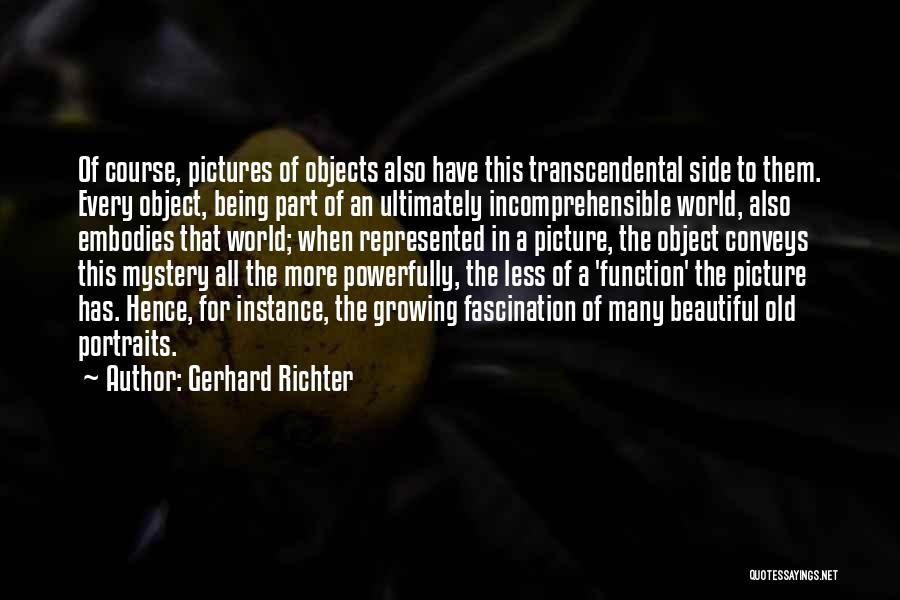 Beautiful Objects Quotes By Gerhard Richter