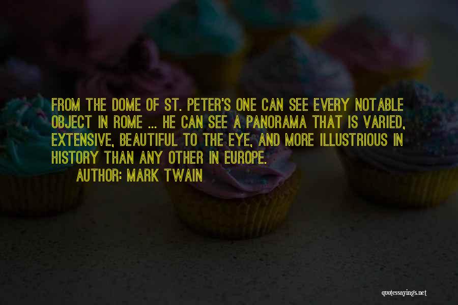 Beautiful Panorama Quotes By Mark Twain