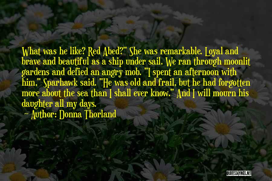 Beautiful Past Days Quotes By Donna Thorland