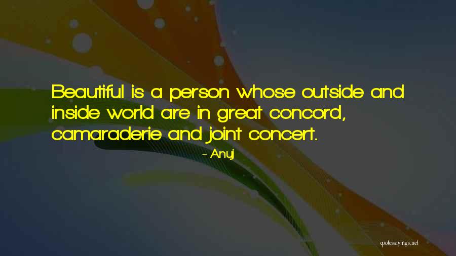 Beautiful Person Quotes By Anuj