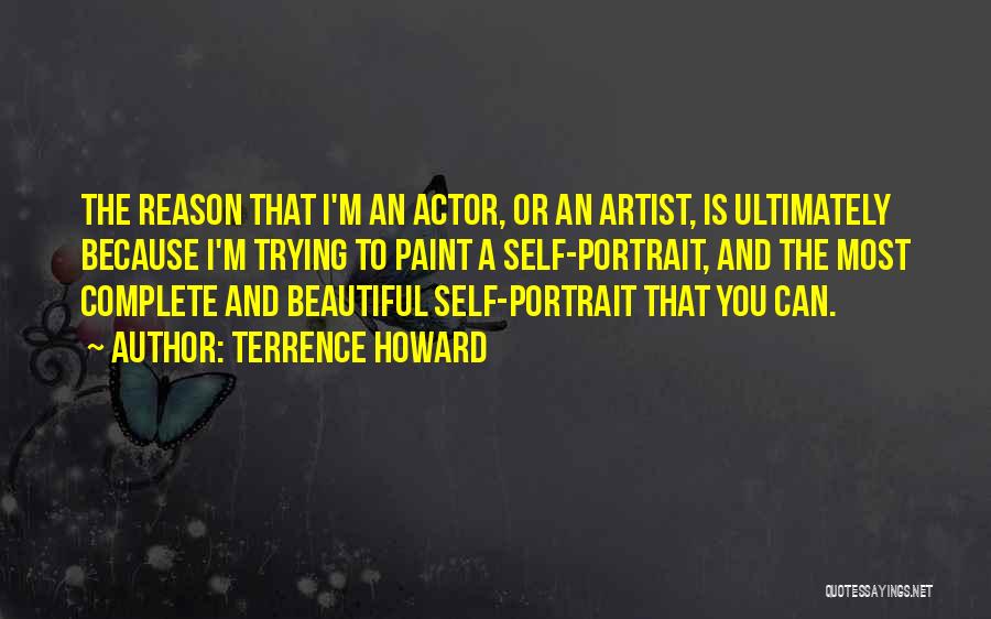 Beautiful Portrait Quotes By Terrence Howard