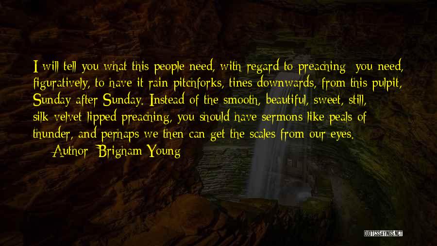 Beautiful Rain Quotes By Brigham Young