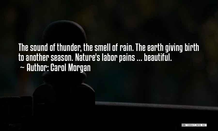 Beautiful Rain Quotes By Carol Morgan