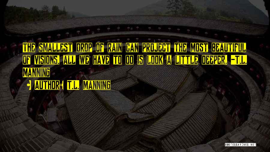 Beautiful Rain Quotes By T.L. Manning