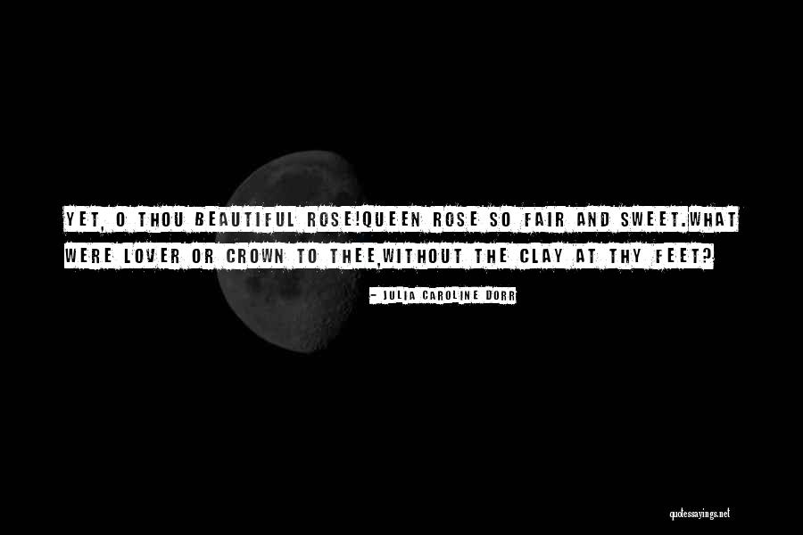 Beautiful Rose Quotes By Julia Caroline Dorr Beautiful Rose Quotes By Julia Caroline Dorr