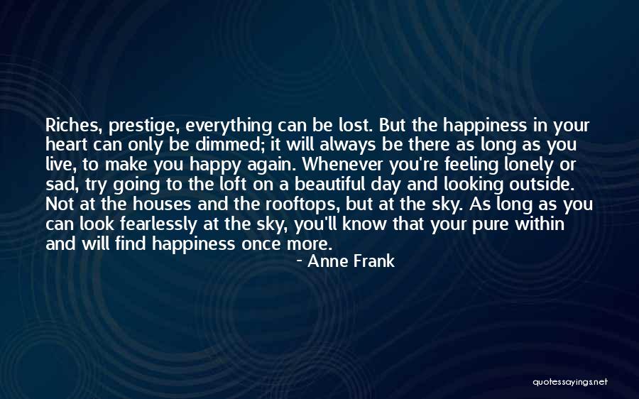 Beautiful Sad Quotes By Anne Frank