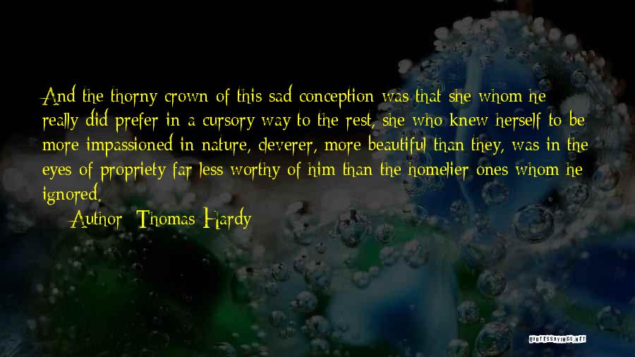 Beautiful Sad Quotes By Thomas Hardy