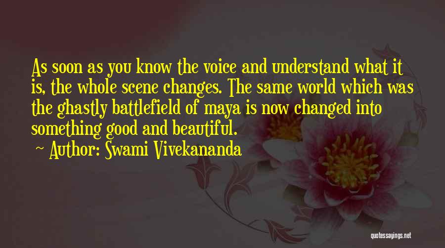 Beautiful Scene Quotes By Swami Vivekananda