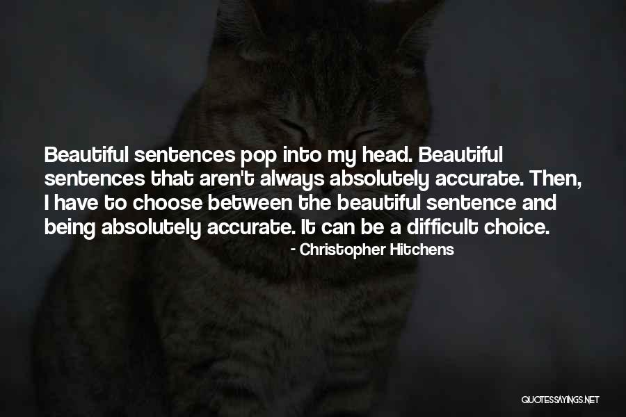 Beautiful Sentences Quotes By Christopher Hitchens Beautiful Sentences Quotes By Christopher Hitchens