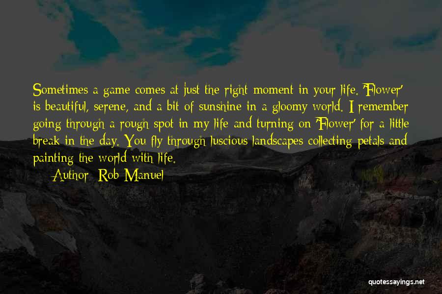 Beautiful Serene Quotes By Rob Manuel