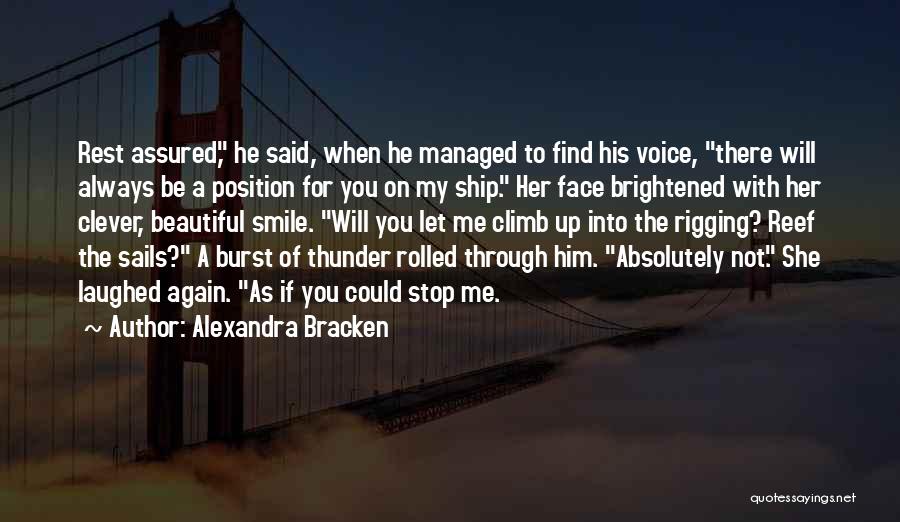 Beautiful Smile Quotes By Alexandra Bracken