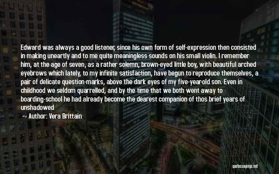 Beautiful Sounds Quotes By Vera Brittain