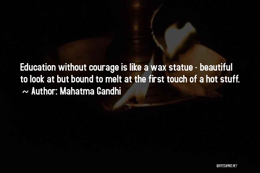Beautiful Statue Quotes By Mahatma Gandhi