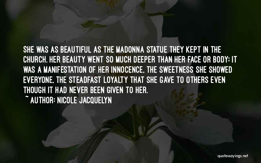 Beautiful Statue Quotes By Nicole Jacquelyn