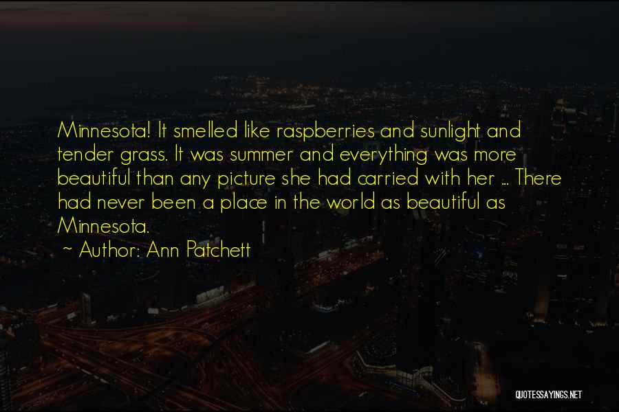 Beautiful Sunlight Quotes By Ann Patchett
