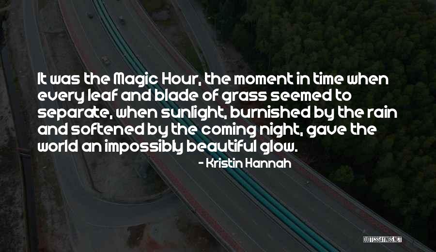 Beautiful Sunlight Quotes By Kristin Hannah