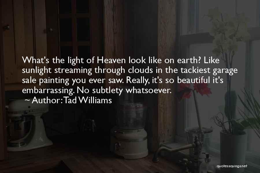 Beautiful Sunlight Quotes By Tad Williams