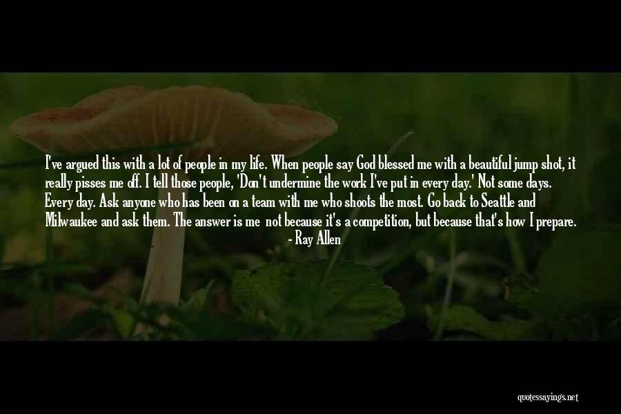 Beautiful Team Quotes By Ray Allen Beautiful Team Quotes By Ray Allen