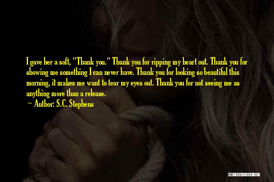 Beautiful Thank You Quotes By S.C. Stephens