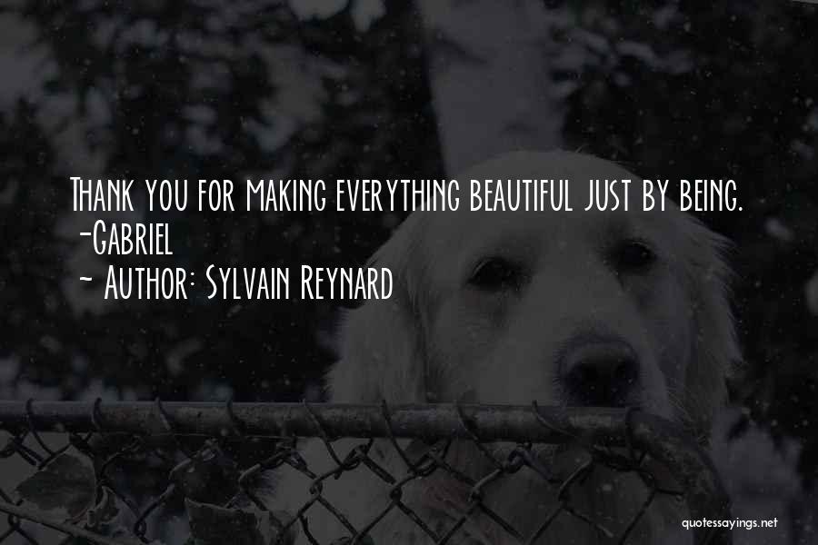 Beautiful Thank You Quotes By Sylvain Reynard