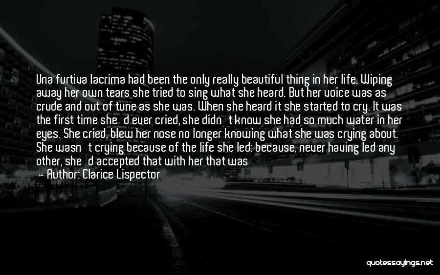 Beautiful Things About Life Quotes By Clarice Lispector