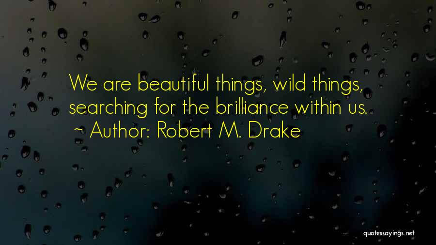 Beautiful Things Quotes By Robert M. Drake