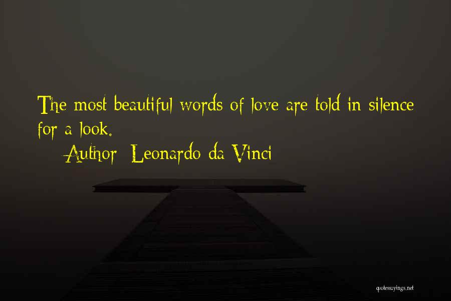 Beautiful Words Of Love Quotes By Leonardo Da Vinci