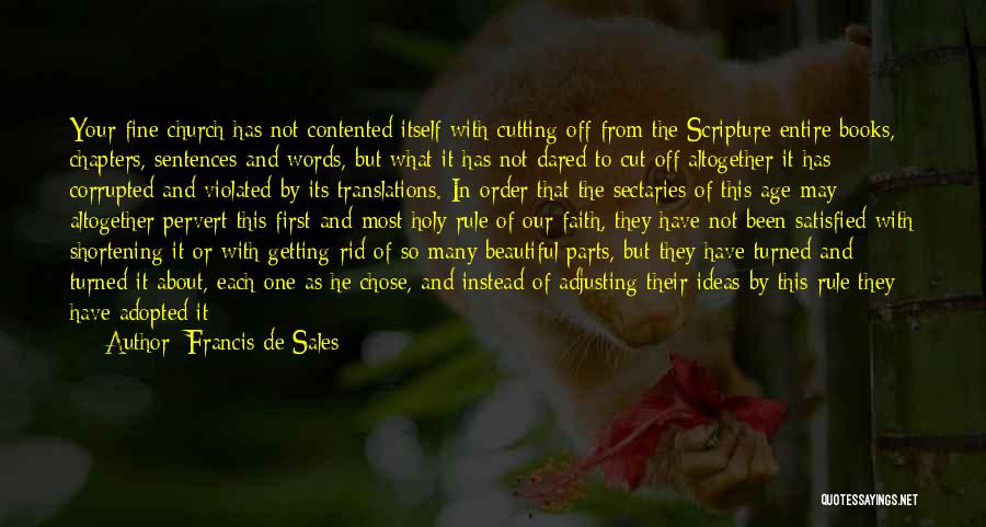 Beautiful Words Or Quotes By Francis De Sales