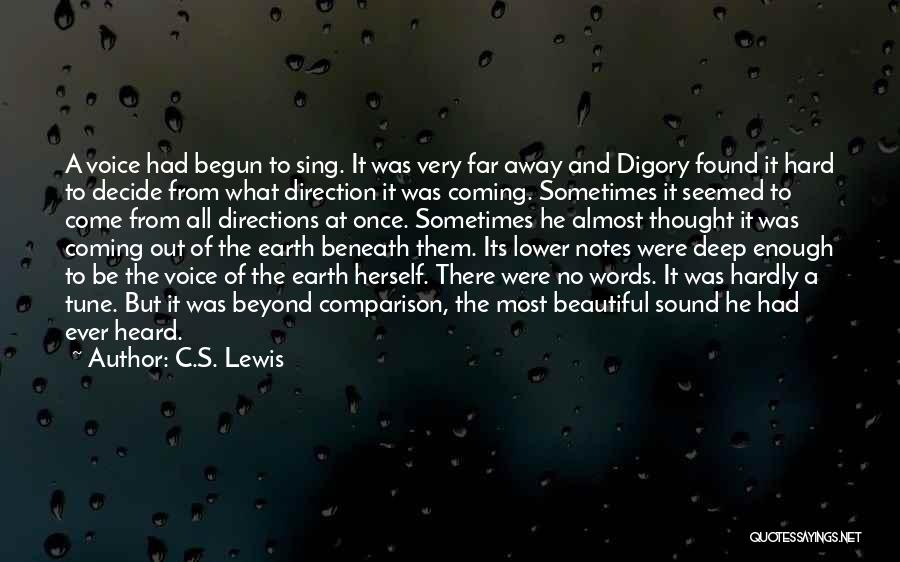 Beautiful Words Quotes By C.S. Lewis