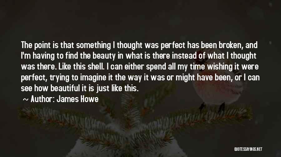 Beautiful Yet Broken Quotes By James Howe