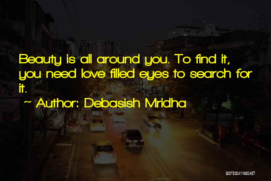 Beauty All Around You Quotes By Debasish Mridha