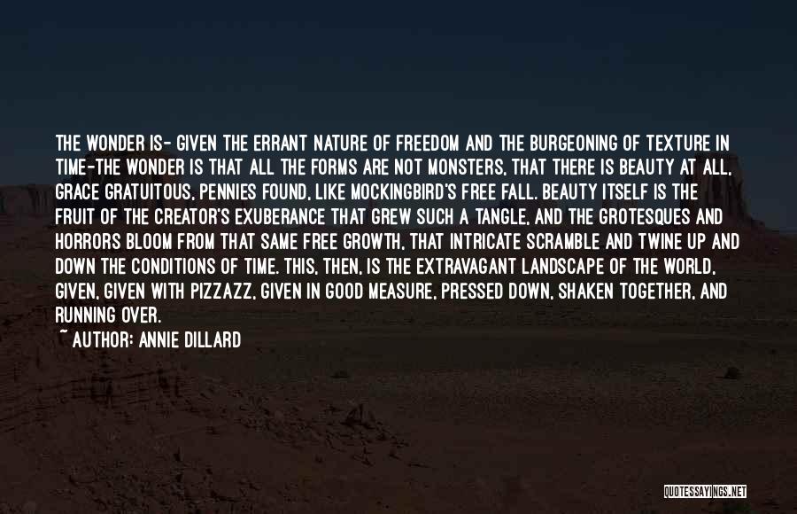 Beauty All Over Quotes By Annie Dillard