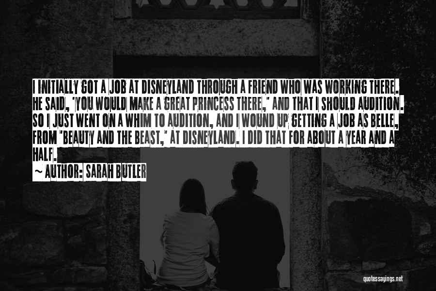 Beauty And A Beast Quotes By Sarah Butler