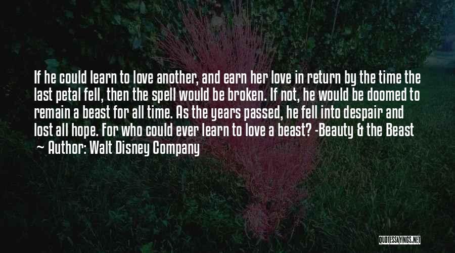 Beauty And A Beast Quotes By Walt Disney Company