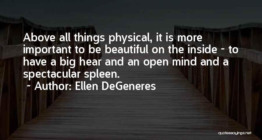 Beauty And Attitude Quotes By Ellen DeGeneres