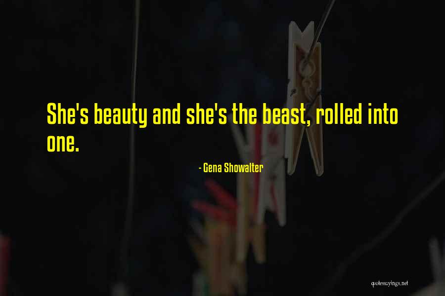 Beauty And Beast Love Quotes By Gena Showalter