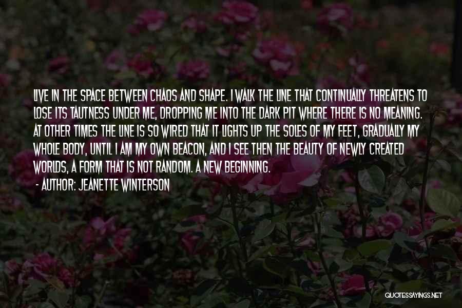 Beauty And Chaos Quotes By Jeanette Winterson