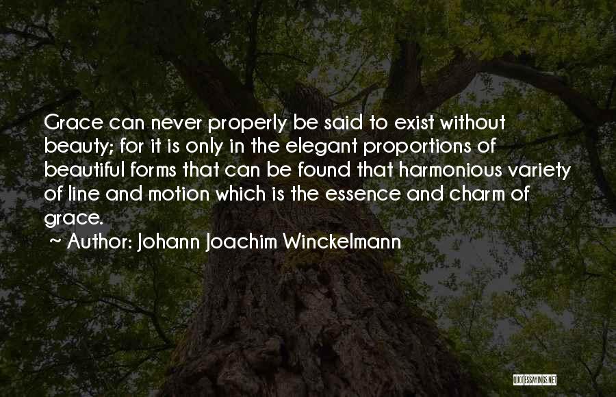 Beauty And Charm Quotes By Johann Joachim Winckelmann