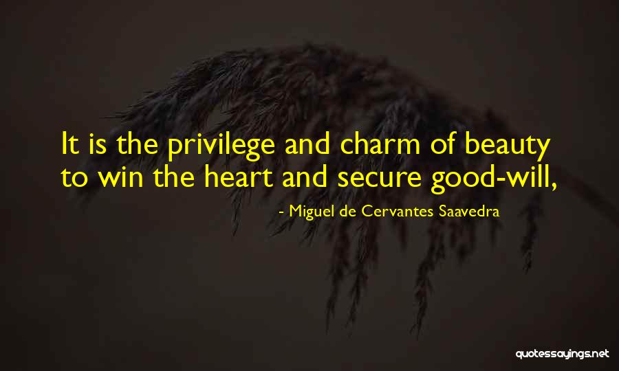 Beauty And Charm Quotes By Miguel De Cervantes Saavedra