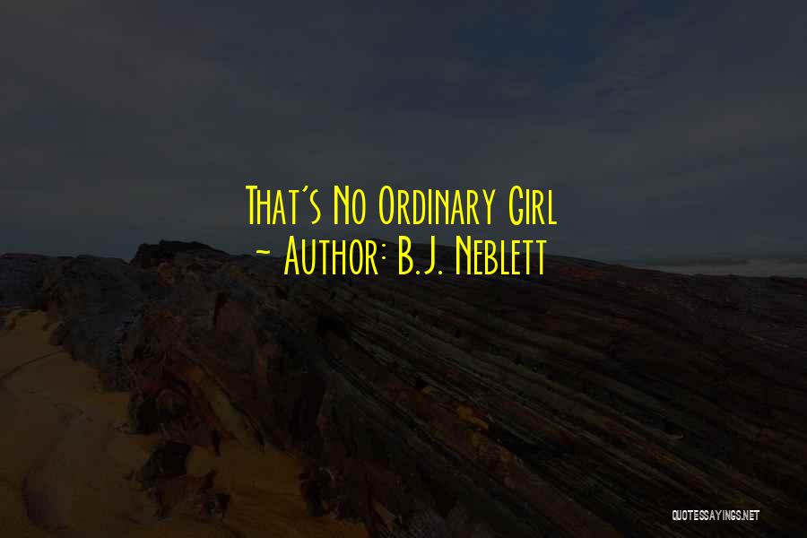 Beauty And Cute Quotes By B.J. Neblett