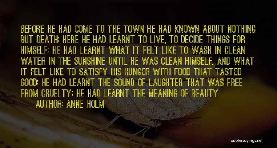 Beauty And Death Quotes By Anne Holm