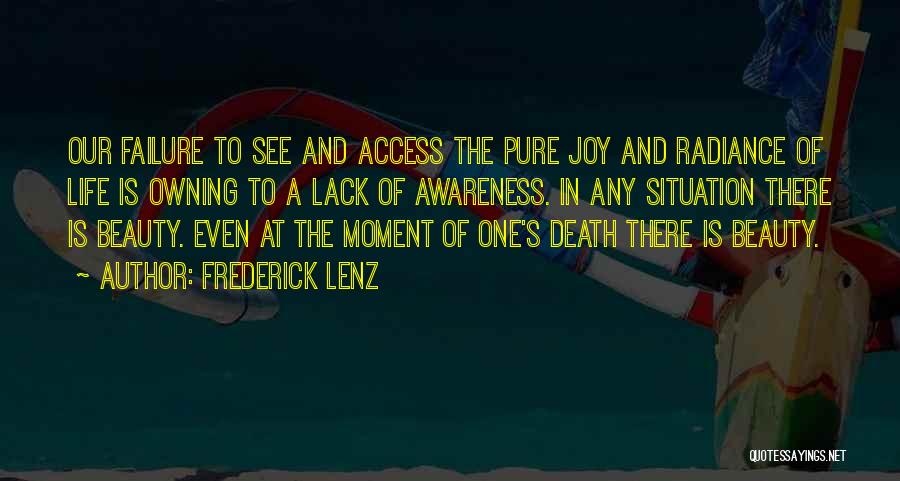 Beauty And Death Quotes By Frederick Lenz