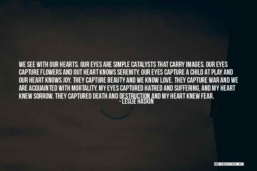 Beauty And Destruction Quotes By Leslie Haskin