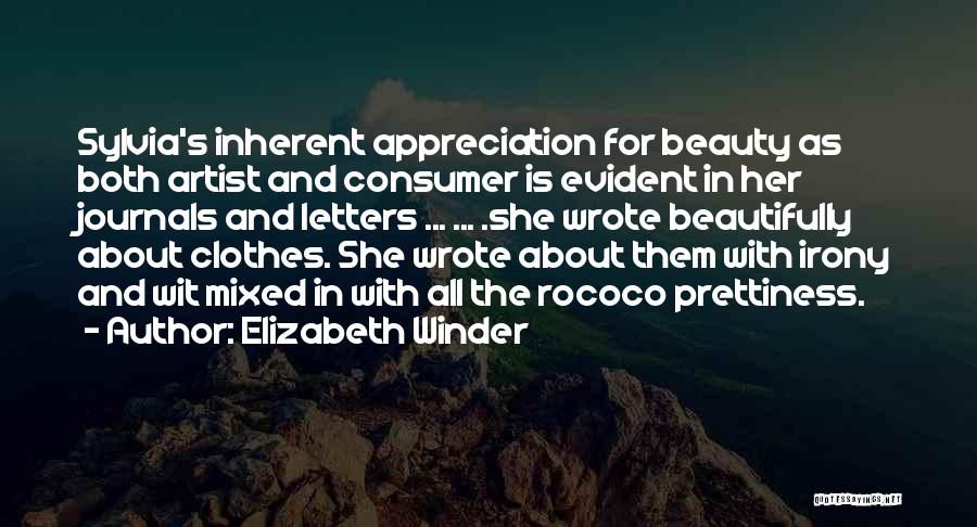 Beauty And Fashion Quotes By Elizabeth Winder