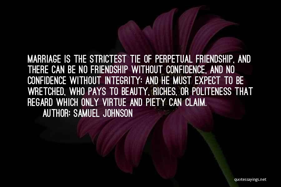 Beauty And Friendship Quotes By Samuel Johnson