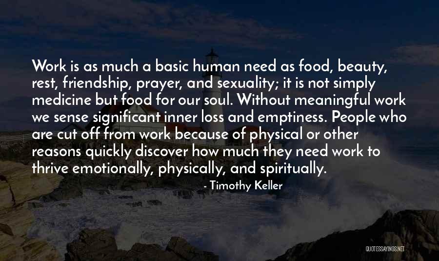 Beauty And Friendship Quotes By Timothy Keller