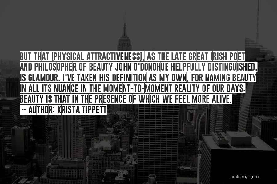 Beauty And Glamour Quotes By Krista Tippett