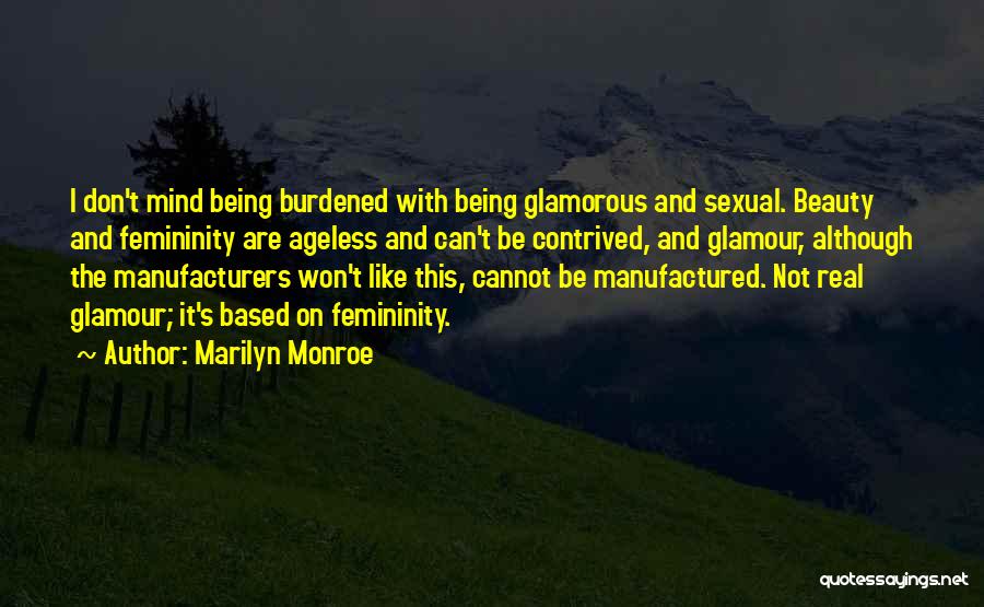 Beauty And Glamour Quotes By Marilyn Monroe