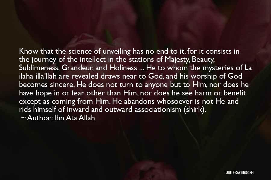 Beauty And God Quotes By Ibn Ata Allah