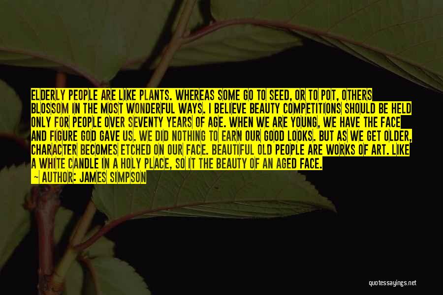 Beauty And God Quotes By James Simpson